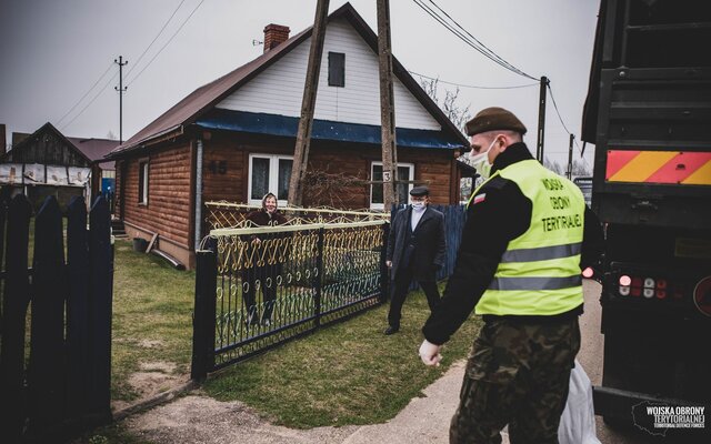 Wsparcie potrzebujących w ramach #OdpornaWiosna, 1 Podlaska Brygada OT