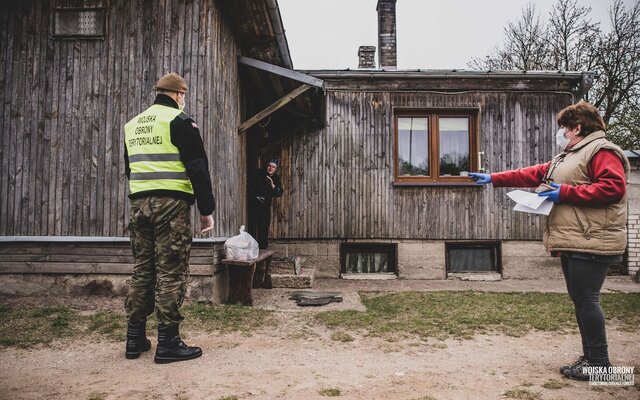 Wsparcie potrzebujących w ramach #OdpornaWiosna, 1 Podlaska Brygada OT