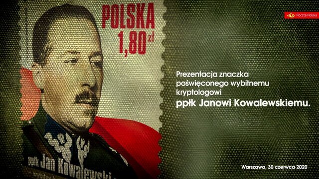 ppłk Jan Kowalewski - uroczyste wprowadzenie znaczka pocztowego 