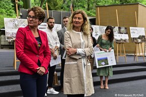 Na zdj. od lewej: Magdalena Czarzyńska-Jachim, wiceprezydent Sopotu i prof. Lucyna Nyka, dziekan Wydziału Architektury PG