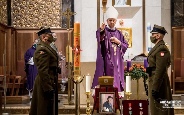 Pogrzeb ppłk Lidii Markiewicz - Ziental ps. "Lidka"