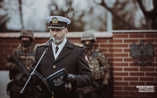 Przysięga żołnierzy 7 Pomorskiej Brygady OT w Słupsku