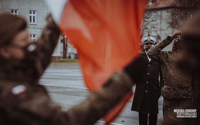 Przysięga żołnierzy 7 Pomorskiej Brygady OT w Słupsku