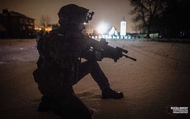 Działania nocne terytorialsów w okolicy Mielca