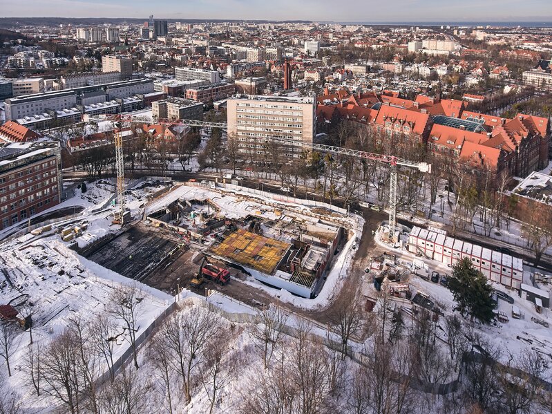Budowa Centrum Kompetencji STOS. Fot. Rafał Malko / NDI