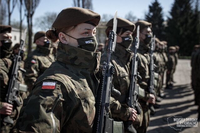 Przysięga wojskowa w 5 Mazowieckiej Brygadzie OT (24.04.2021) 