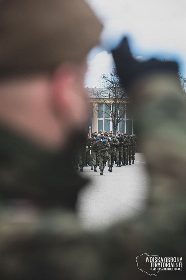 Przysięga wojskowa w 4WMBOT (24.04.2021)