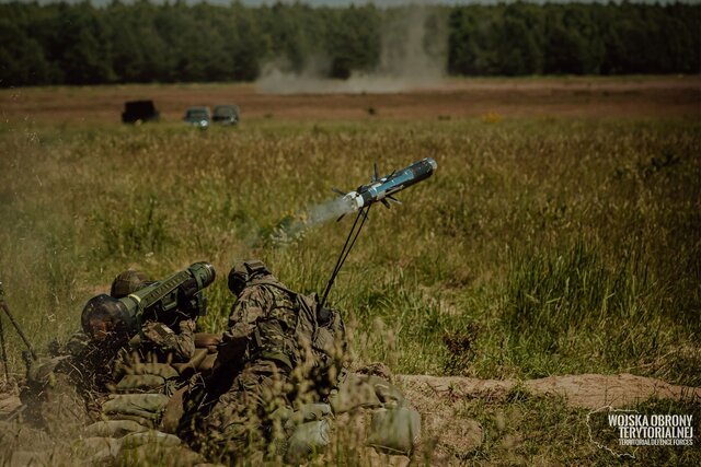 Strzelanie z ppk JAVELIN