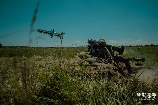 Strzelanie z ppk JAVELIN