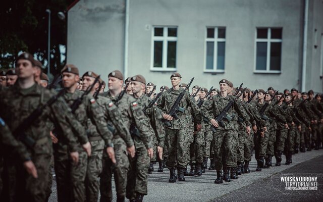 Przysięga wojskowa w Słupsku.