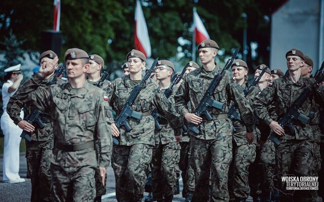 Przysięga wojskowa w Słupsku.