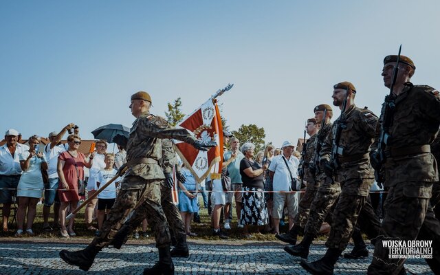 Przysięga wojskowa w Tykocinie