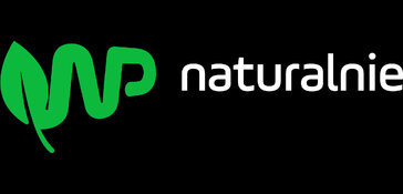 WP Naturalnie logotyp bialy