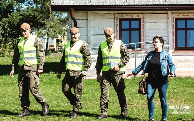 Żołnierze WOT na Lubelszczyźnie w operacji #SilneWsparcie