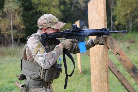 Szkolenie podlaskich Terytorialsów z Batalionową Grupą Bojową NATO