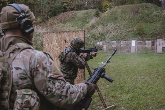 Szkolenie podlaskich Terytorialsów z Batalionową Grupą Bojową NATO