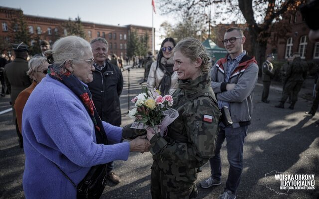 Przysięga wojskowa w Toruniu