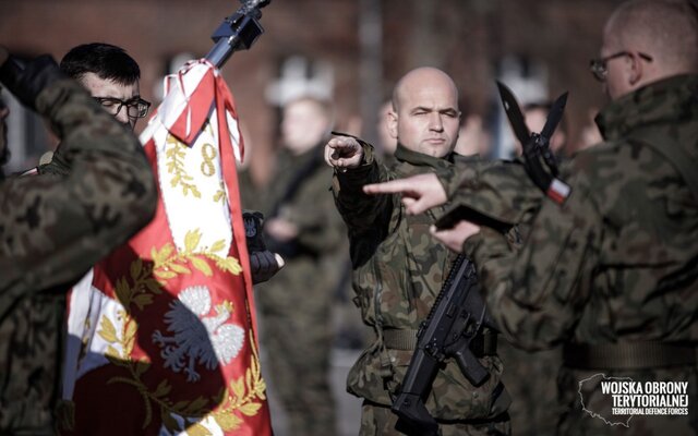 Przysięga wojskowa w Toruniu