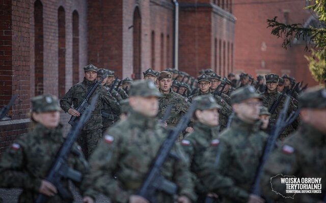 Przysięga wojskowa w Toruniu