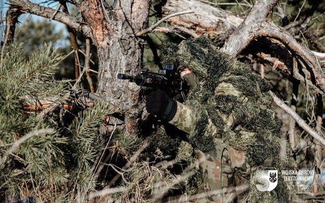 Szkolenie poligonowe lubelskich Terytorialsów