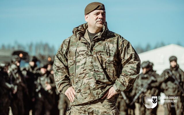 Wizyta gen. broni Wiesława Kukuły w pasie przygranicznym
