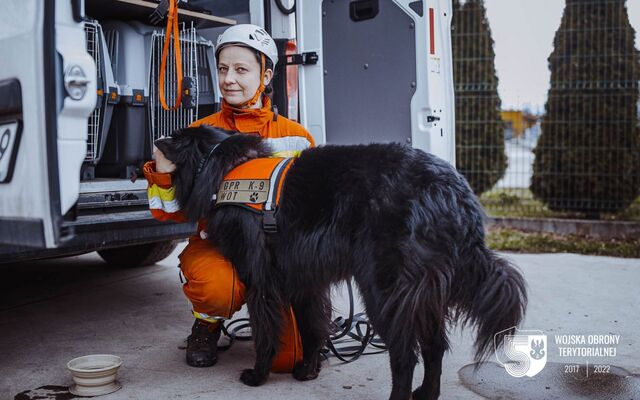 Szkolenie GPR K-9 u śląskich terytorialsów