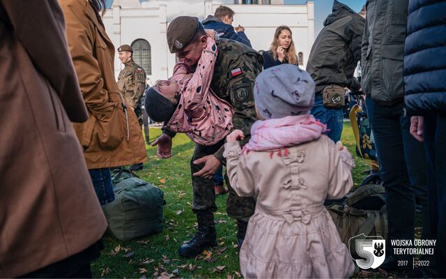 Pierwsza przysięga Stołecznych Terytorialsów