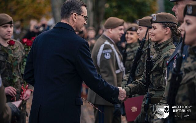 Pierwsza przysięga Stołecznych Terytorialsów