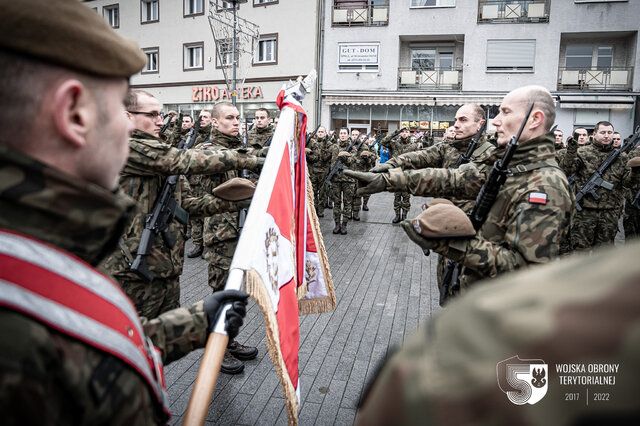 Pierwsza przysięga Terytorialsów w Opolu