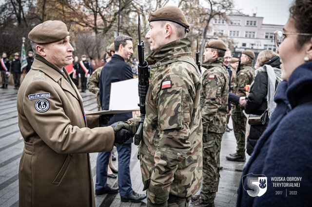 Pierwsza przysięga Terytorialsów w Opolu