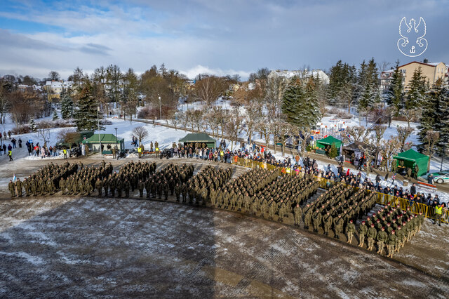 Przysięga wojskowa w 4WMBOT