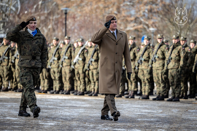 Przysięga wojskowa w 4WMBOT