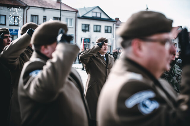 Przysięga wojskowa 11MBOT w Proszowicach