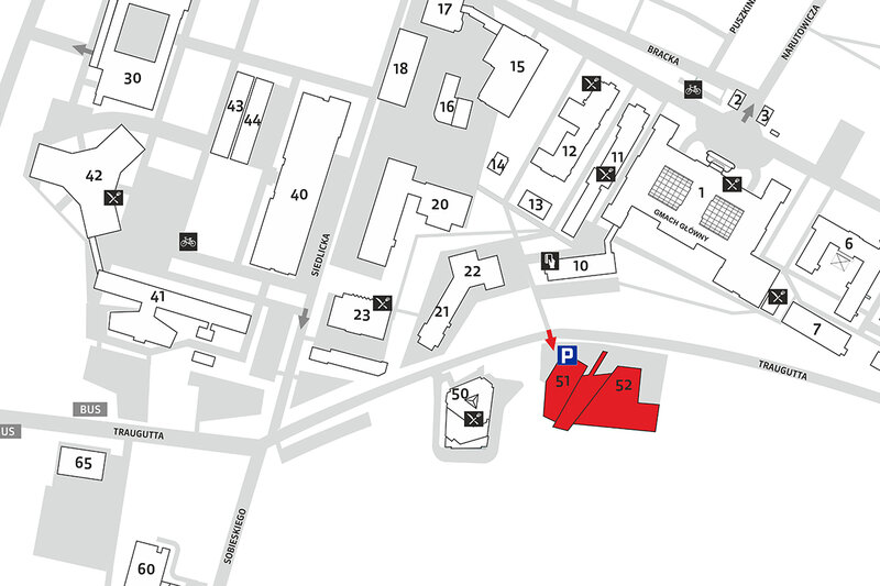 Mapka parking STOS