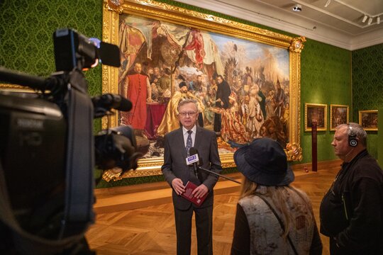 Press briefing for the opening of the exhibition_Matejko Unknown