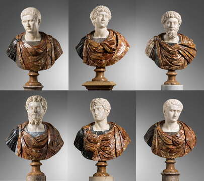 Busts of Roman Emperors by Rondoni_The Royal Castle in Warsaw