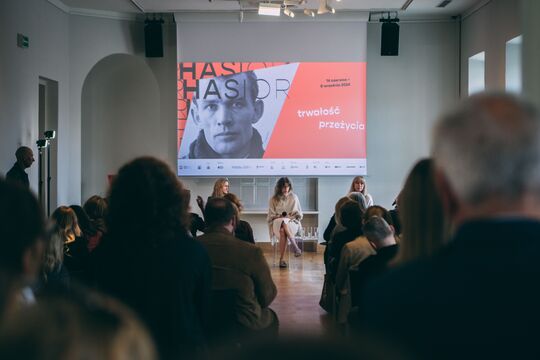 Press meeting before the opening of the Hasior exhibition Persistence of Experience_photo.1