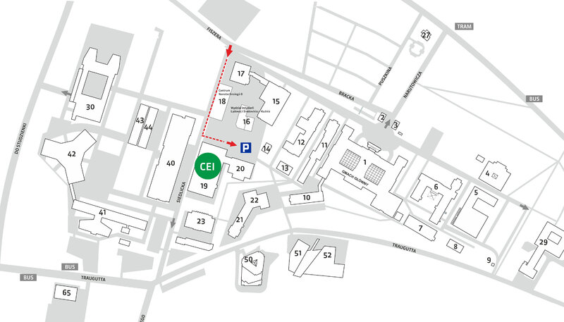Mapka CEI MEDIA