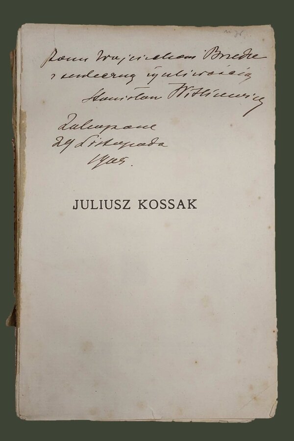 Stanisław Witkiewicz “Juliusz Kossak”, 1906 1