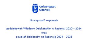 Wręczenie podziękowań Władzom Dziekańskim w kadencji 2020–2024 oraz powołań na kadencję 2024–2028.bin