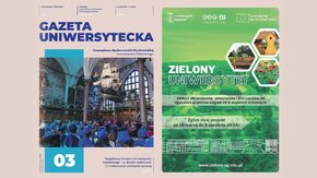 Najnowsze, marcowe wydanie uczelnianego czasopisma - Gazety Uniwersyteckiej.