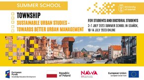 Recruitment is underway for the TOWNSHIP - Sustainable Urban Studies - Towards Better Urban Management summer school. 
Enrol:
https://czrug.ug.edu.pl/en/township/

The video featured:
dr Grażyna Chaberek 
dr hab. Mariusz Czepczyński, prof. UG
dr Małgorzata Karczmarzyk
dr Julia Ziółkowska 

Author of the video: Koło Naukowe Neptun TV

The courses are funded by the NAWA SPINAKER program.