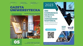 Zwiastun najnowszego wydania Gazety Uniwersyteckiej - Maj 2023