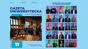 Zwiastun najnowszego wydania Gazety Uniwersyteckiej - Grudzień 2022