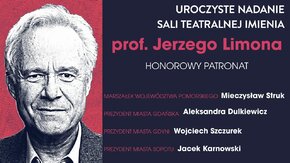 Relacja z uroczystości nadania imienia Profesora Jerzego  Limona Sali Teatralnej na Wydziale Filologicznym Uniwersytetu Gdańskiego.