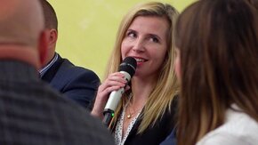 Panel ekspercki - "Informować czy promować? Skuteczna komunikacja z perspektywy zawodowych komunikatorów" w ramach Konferencji Stowarzyszenia PR i Promocji Uczelni Polskich PRom, który odbył się 21 października 2019 r. na Wydziale Nauk Społecznych Uniwersytetu Gdańskiego.