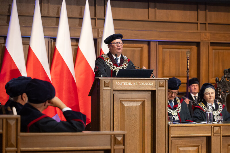 Na zdj. prof. Krzysztof Wilde, rektor Politechniki Gdańskiej