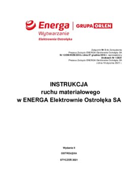 Pobierz Zał  2a - Instrukcja ruchu materiałowego wydanie II