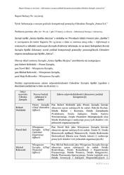 Informacja o nowym podziale kompetencji pomiędzy Członków Zarządu Amica