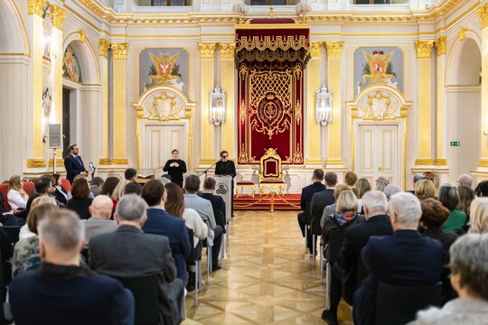 Wernisaż wystawy Łukasz Stokłosa. Lśnienie_fot 3_fot. Zamek Królewski w Warszawie